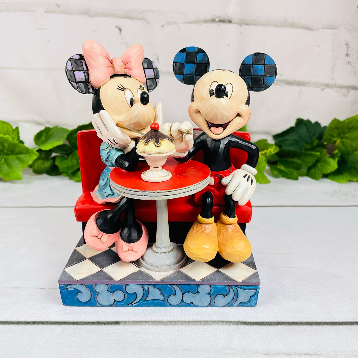 JIM SHORE Disney Traditions SHOW CASE COLLECTION ミッキー＆ミニー