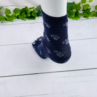 Trois Epri 肉球＆足先猫柄 ウール混足袋ソックス 22-25cm T-962A - 画像 (11)