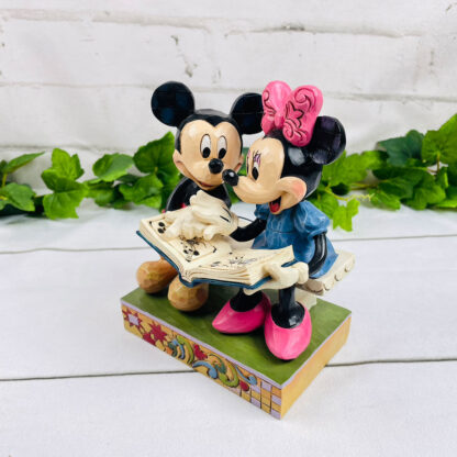 JIM SHORE Disney Traditions SHOW CASE COLLECTION ミッキー＆ミニー ...