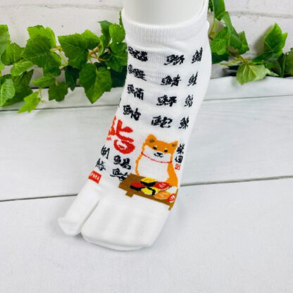 フレンズヒル 柴田さん 柴犬柄 レディース足袋ソックス 23-26cm - 画像 (8)
