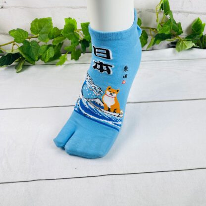 フレンズヒル 柴田さん 柴犬柄 レディース足袋ソックス 23-26cm - 画像 (24)
